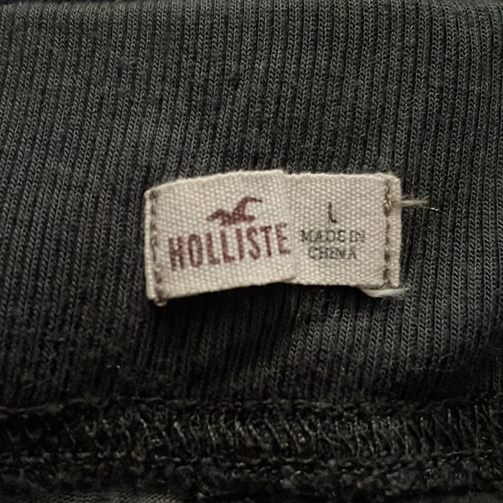 Hollister Soft cuffed Ladies lounge pants. Grays. Large. Well loved,still nice. - Picture 5 of 7